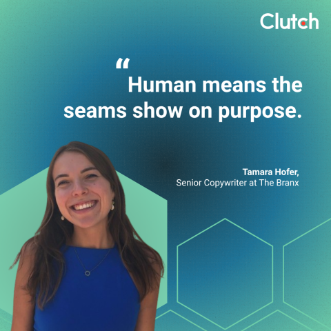 Tamara Hofer, Senior Copywriter at The Branx
