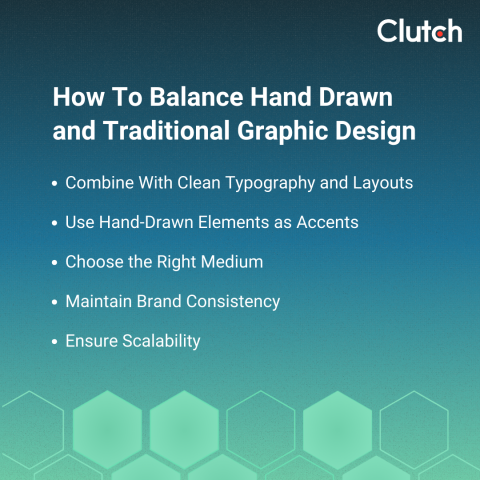 How to Balance Hand Drawn and Traditional Graphic Design