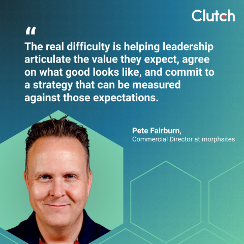 Pete Fairburn, Commercial Director at morphsites