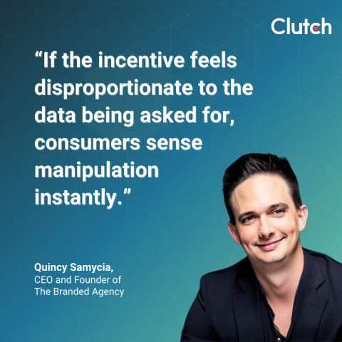 Quincy Samycia, CEO and founder of The Branded Agency