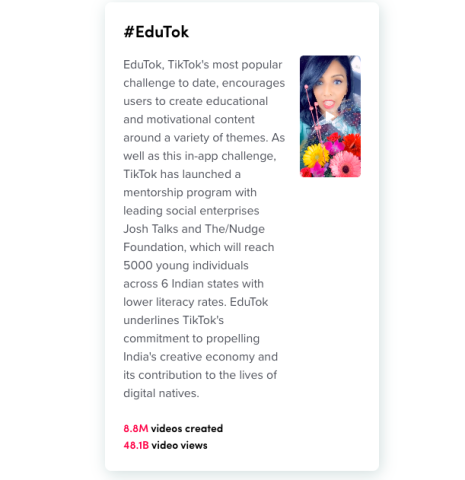 TikTok has become a hub for for businesses looking to share information to younger audiences.