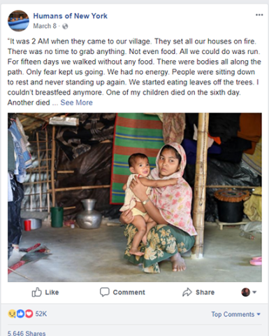 Humans of New York example