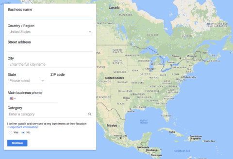 Local business listings will show up on Google maps