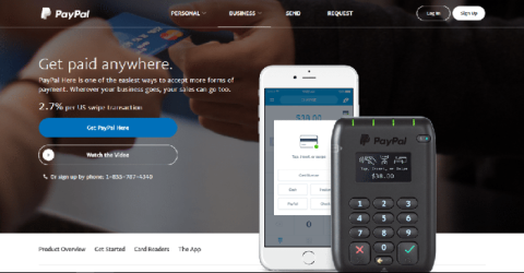 PayPal Here screenshot