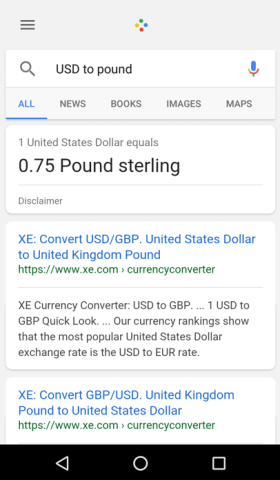 A featured snippet provides a direct answer to a question or implied question.