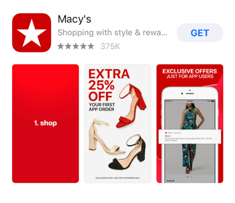 Macy's screenshot
