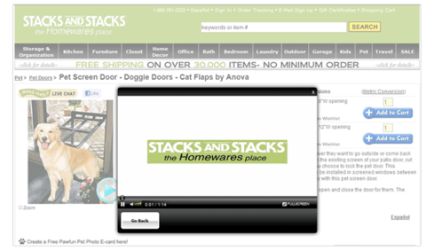 Stacks and Stacks doggie door