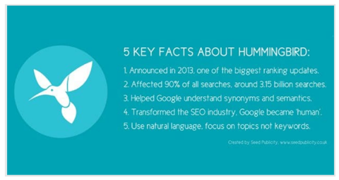 SEO Hummingbird update