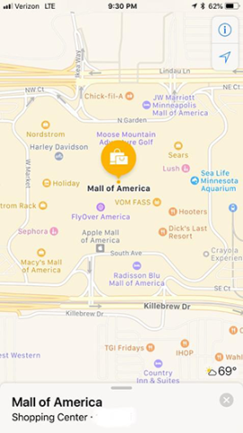 Apple Maps screenshot