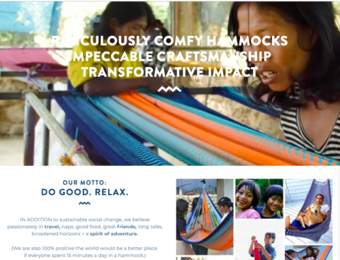 example of about us page with visual content