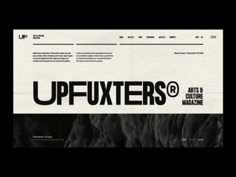 UpFuxters_Brave Typgraphy Example