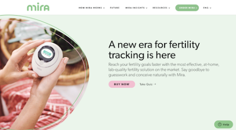 MIra Landing Page Example