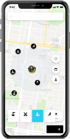 Gobu keeps control panels in the thumb zone
