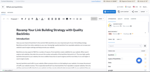 AI content generator