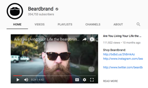 Beardbrand youtube channel