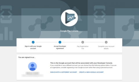 Google Developer account sign in