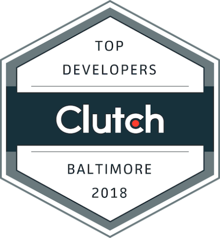 badge for top development companies in baltimore in 2018