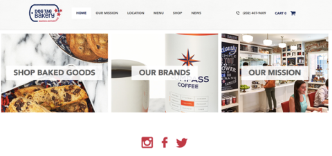 Dog Tag Bakery's homepage