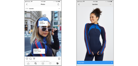 Bandier Instagram marketing