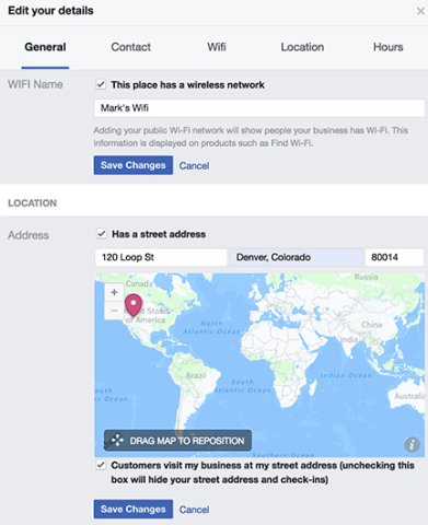 Editing details screenshot