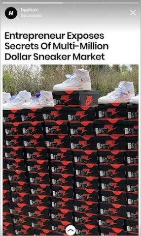 Hypluxe Instagram Story