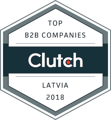 badge for best business service providers in latvia in 2018