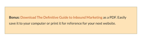 Call Out Box example