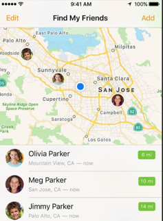 Find My Friends App