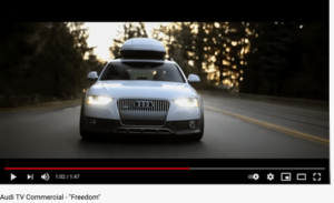 Audi Freedom Commercial