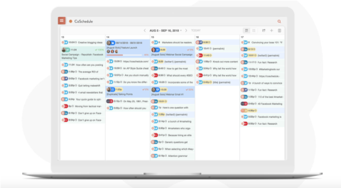 CoSchedule Marketing Calendar Dashboard