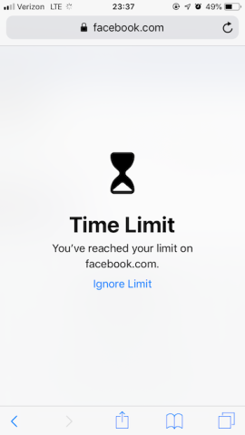ios digital wellness tool