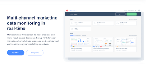 Flat web design example