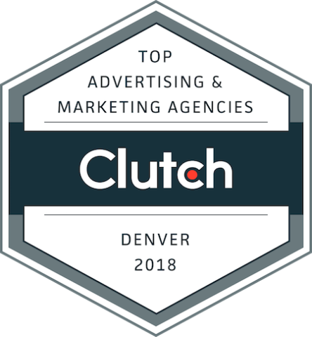 badge for top advertising and marketing companies in denver
