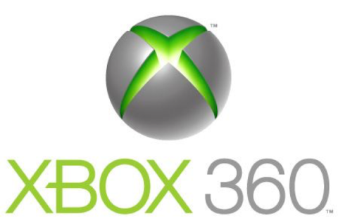 The XBOX 360 logo uses 3D elements to create a visual that 