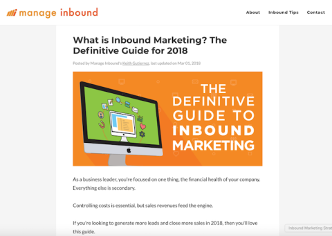 What is Inbound Marketing Definitive Guide