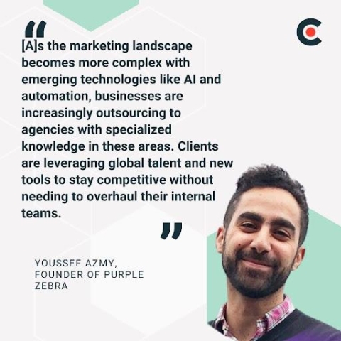 Youssef Azmy talks about the benefits of outsourcing marketing