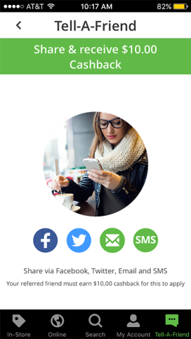 TopCashback Tell-A-Friend