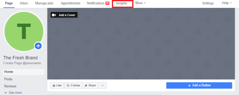 Facebook page insights