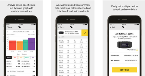 FINIS swimming exercise mobile app