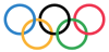 abstract logo example: olympic rings