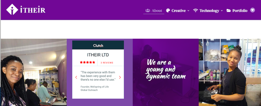 clutch review widget - showing ratings, reviews, and testimonials from clients