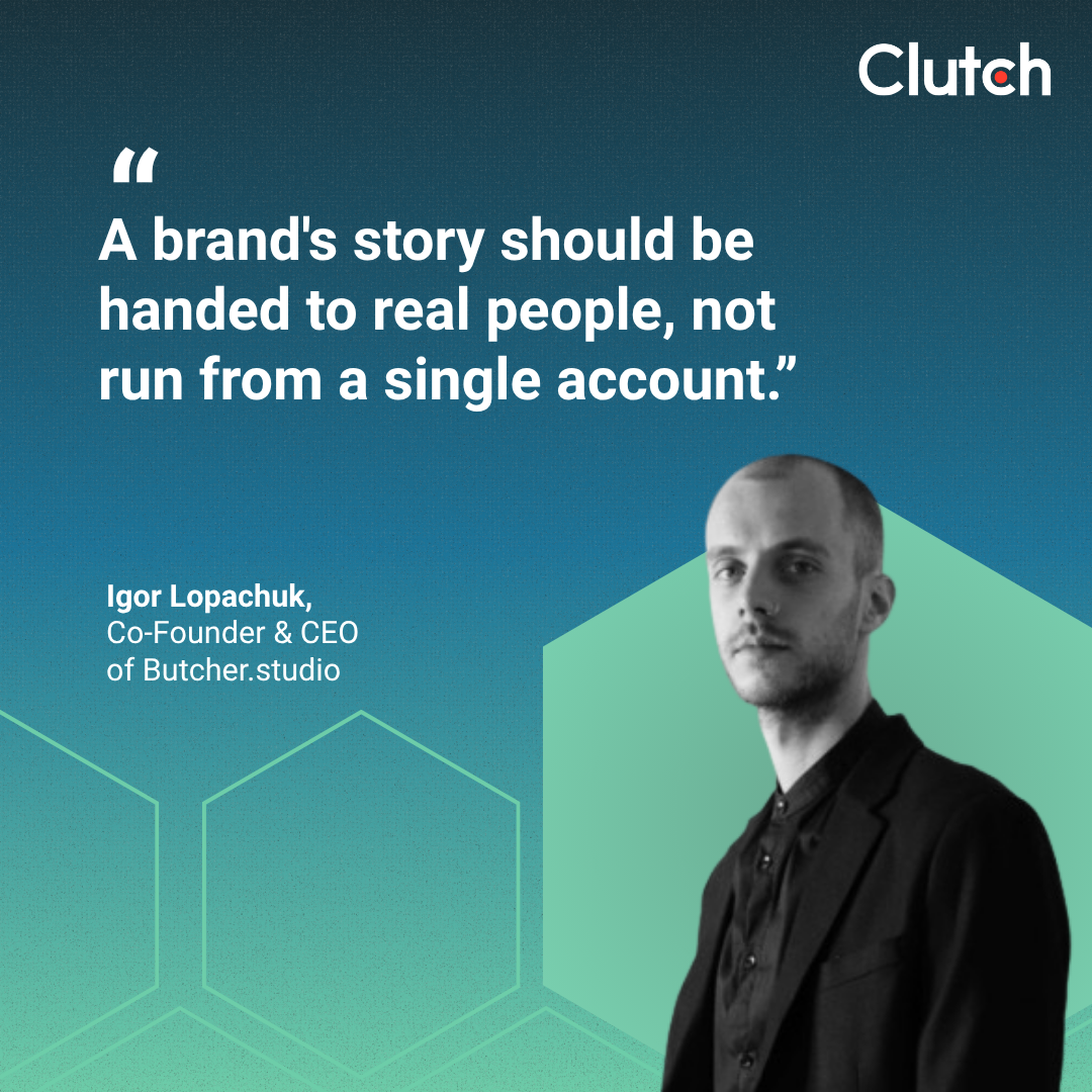 Igor Lopachuk, Co-Founder & CEO of Butcher.studio