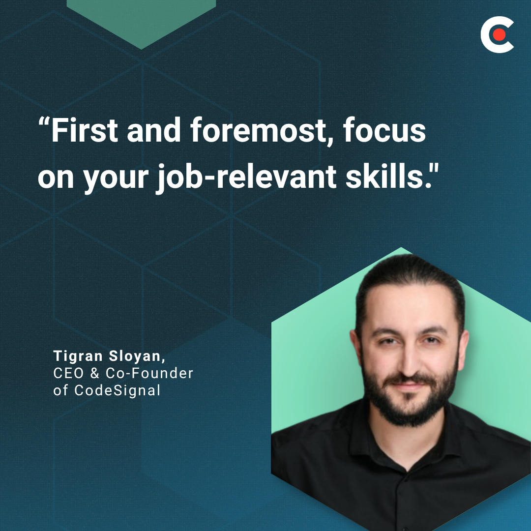 Tigran Sloyan, CEO and co-founder of CodeSignal
