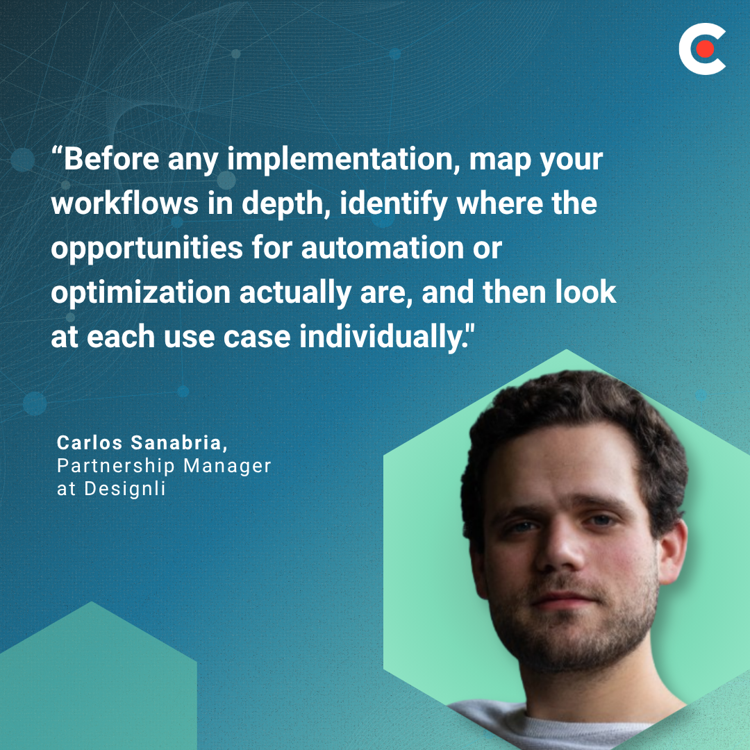 Carlos Sanabria, a Partnership Manager at Designli