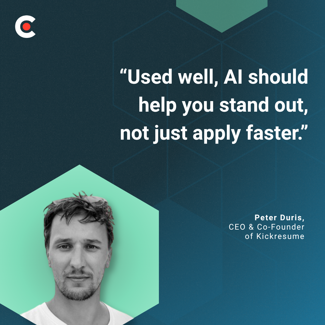 Peter Duris, CEO of Kickresume