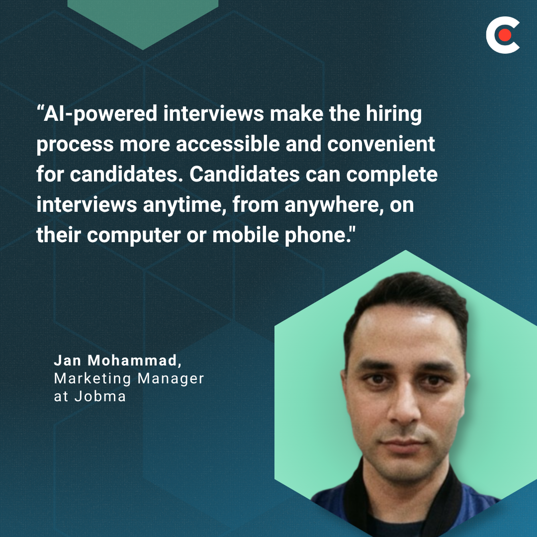 Jan Mohammad, Marketing Manager at Jobma