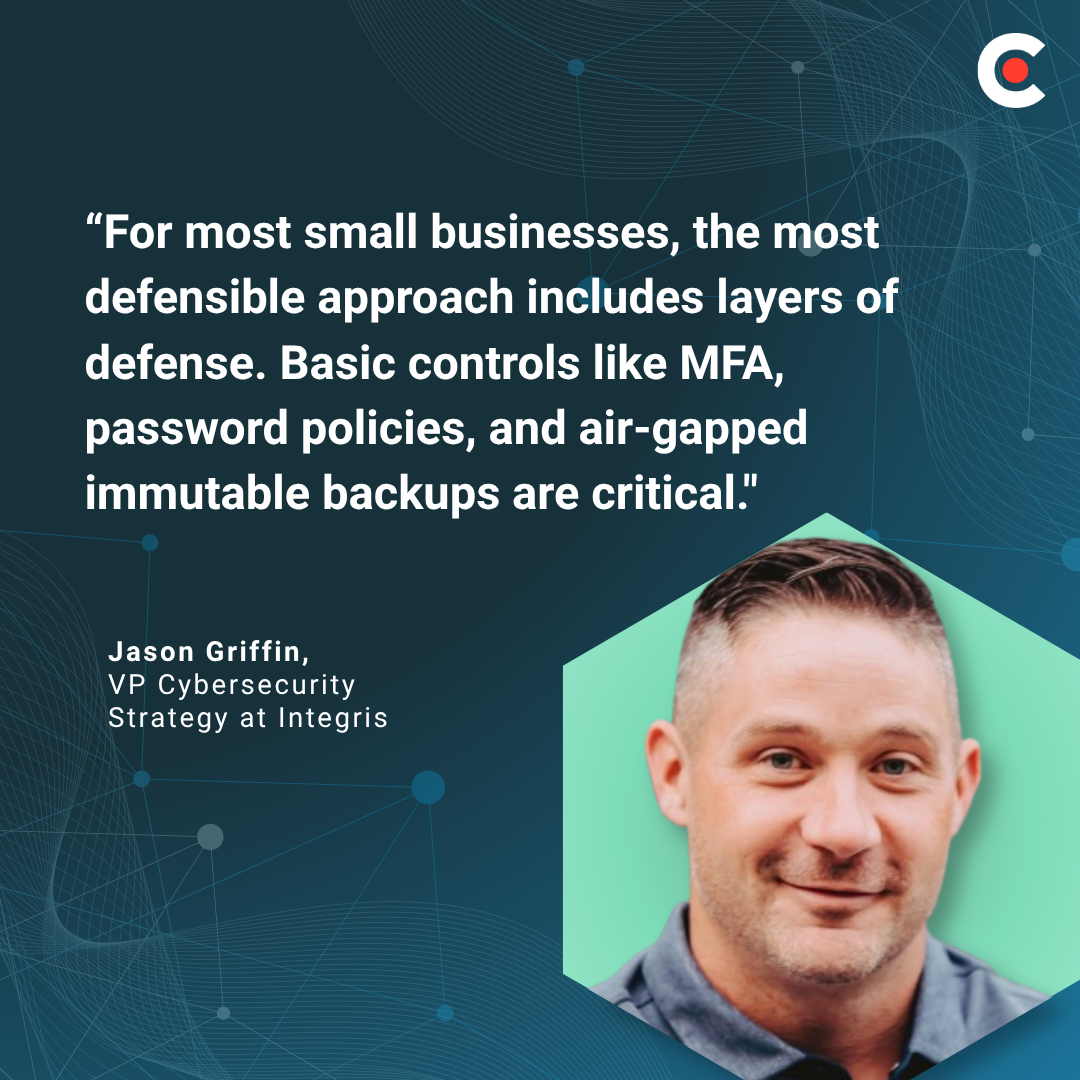 Jason Griffin, VP Cybersecurity Strategy at Integris