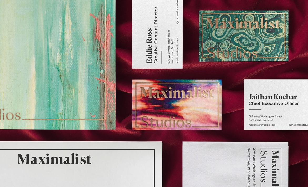 Business card by Maximalist Studios Ronnie Alley Design 