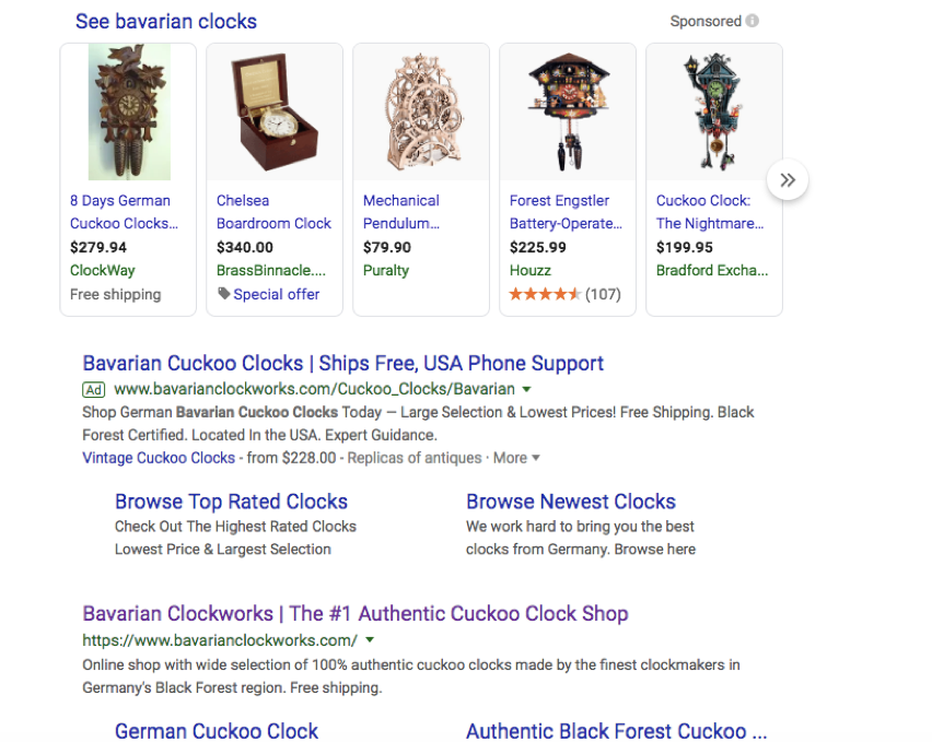 Bavarian Clockwork Google Rank