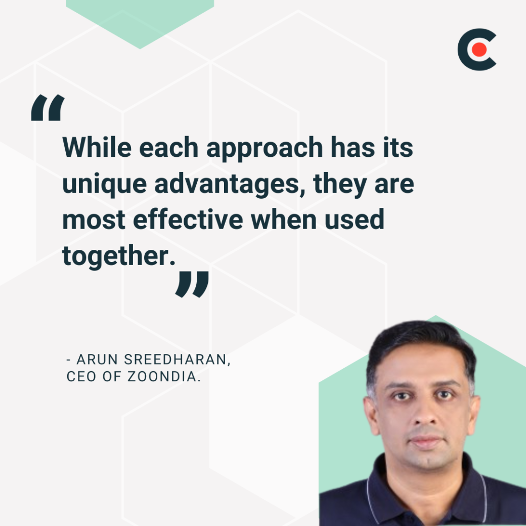 Arun Sreedharan CEO of Zoondia